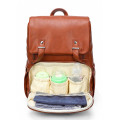 Designer Diaper Bags With Baby Changing Mat Leather Nappy Bag Backpack